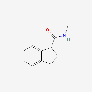 molecular formula C11H13NO B2928563 N-methyl-2,3-dihydro-1H-indene-1-carboxamide CAS No. 132896-12-9