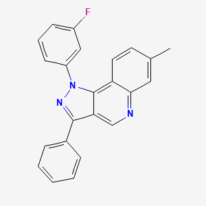 1-(3-fluorophenyl)-7-methyl-3-phenyl-1H-pyrazolo[4,3-c]quinoline