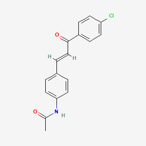 molecular formula C17H14ClNO2 B2928705 N-[4-[(E)-3-(4-chlorophenyl)-3-oxoprop-1-enyl]phenyl]acetamide CAS No. 934022-23-8