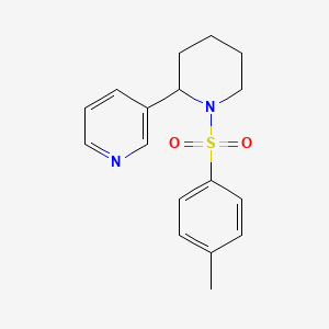 molecular formula C17H20N2O2S B2928716 3-(1-Tosylpiperidin-2-yl)pyridine CAS No. 370842-59-4
