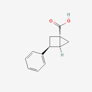 molecular formula C12H12O2 B2928732 (1S,3S,4S)-3-Phenylbicyclo[2.1.0]pentane-1-carboxylic acid CAS No. 2309432-94-6