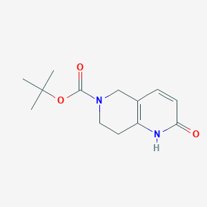 molecular formula C13H18N2O3 B2928849 tert-Butyl 2-oxo-1,2,7,8-tetrahydro-1,6-naphthyridine-6(5H)-carboxylate CAS No. 1036381-91-5
