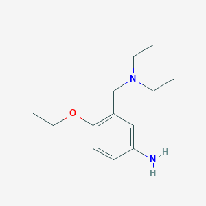 molecular formula C13H22N2O B2928878 3-[(Diethylamino)methyl]-4-ethoxyaniline CAS No. 51388-07-9