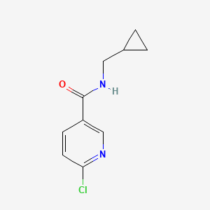 6-chloro-N-(cyclopropylmethyl)pyridine-3-carboxamide