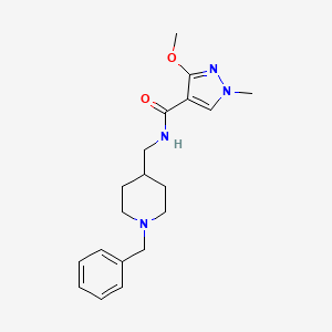 N-((1-benzylpiperidin-4-yl)methyl)-3-methoxy-1-methyl-1H-pyrazole-4-carboxamide