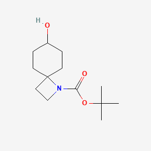 molecular formula C13H23NO3 B2929009 tert-Butyl 7-hydroxy-1-azaspiro[3.5]nonane-1-carboxylate CAS No. 2167211-34-7