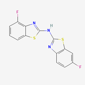 6-fluoro-N-(4-fluorobenzo[d]thiazol-2-yl)benzo[d]thiazol-2-amine