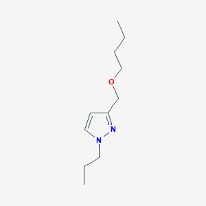molecular formula C11H20N2O B2929197 3-(butoxymethyl)-1-propyl-1H-pyrazole CAS No. 1856052-47-5