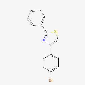 4-(4-Bromophenyl)-2-phenyl-1,3-thiazole