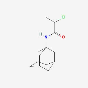 molecular formula C13H20ClNO B2929224 N-(adamantan-1-yl)-2-chloropropanamide CAS No. 90477-15-9