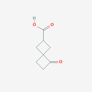 molecular formula C8H10O3 B2929380 5-Oxospiro[3.3]heptane-2-carboxylic acid CAS No. 2007917-37-3