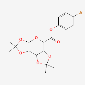4-Bromophenyl 4,4,11,11-tetramethyl-3,5,7,10,12-pentaoxatricyclo[7.3.0.0^{2,6}]dodecane-8-carboxylate