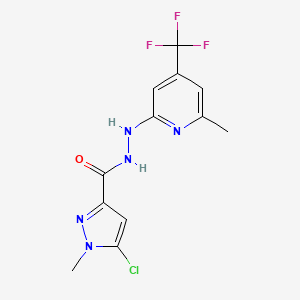 N'3-[6-methyl-4-(trifluoromethyl)-2-pyridyl]-5-chloro-1-methyl-1H-pyrazole-3-carbohydrazide