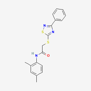 N-(2,4-dimethylphenyl)-2-((3-phenyl-1,2,4-thiadiazol-5-yl)thio)acetamide