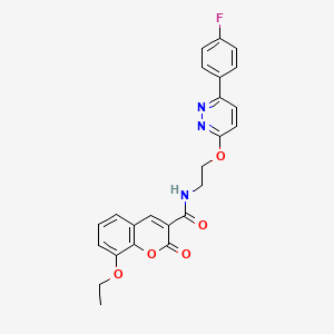8-ethoxy-N-(2-((6-(4-fluorophenyl)pyridazin-3-yl)oxy)ethyl)-2-oxo-2H-chromene-3-carboxamide