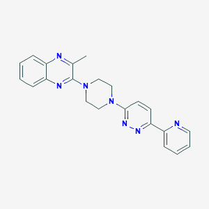 2-Methyl-3-[4-(6-pyridin-2-ylpyridazin-3-yl)piperazin-1-yl]quinoxaline