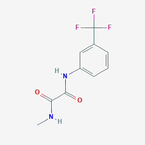 molecular formula C10H9F3N2O2 B2929489 N-methyl-N'-[3-(trifluoromethyl)phenyl]ethanediamide CAS No. 330990-71-1