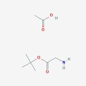 molecular formula C8H17NO4 B2929542 H-Gly-otbu acoh CAS No. 38024-18-9; 6456-74-2