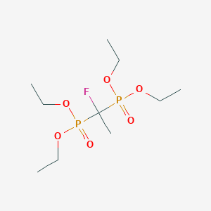 molecular formula C10H23FO6P2 B2929668 Tetraethyl (1-fluoroethane-1,1-diyl)bis(phosphonate) CAS No. 210486-70-7
