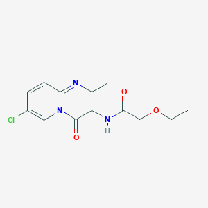 molecular formula C13H14ClN3O3 B2929877 N-(7-chloro-2-methyl-4-oxo-4H-pyrido[1,2-a]pyrimidin-3-yl)-2-ethoxyacetamide CAS No. 941875-99-6