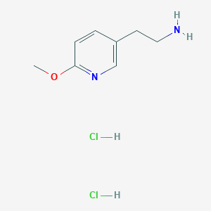 molecular formula C8H14Cl2N2O B2929940 6-Methoxy-3-pyridineethanamine 2HCl CAS No. 812639-28-4