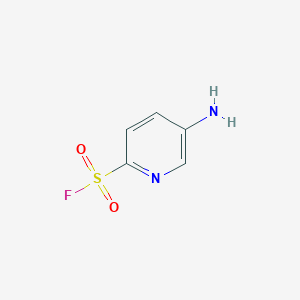 molecular formula C5H5FN2O2S B2929955 5-Aminopyridine-2-sulfonyl fluoride CAS No. 2090368-76-4