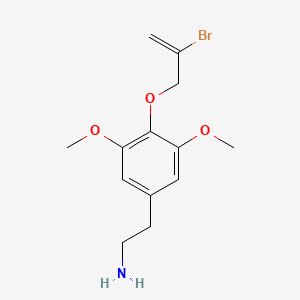 2-[4-(2-Bromoprop-2-enoxy)-3,5-dimethoxyphenyl]ethanamine