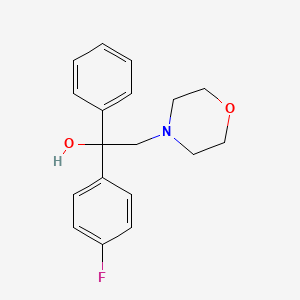 1-(4-Fluorophenyl)-2-morpholino-1-phenyl-1-ethanol