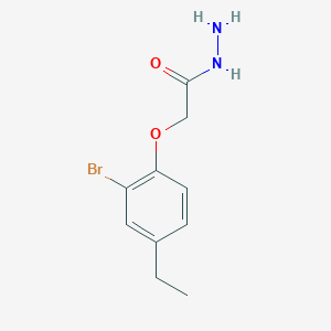 2-(2-Bromo-4-ethylphenoxy)acetohydrazide