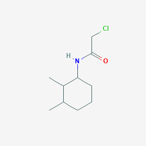 molecular formula C10H18ClNO B2930022 2-chloro-N-(2,3-dimethylcyclohexyl)acetamide CAS No. 381723-89-3