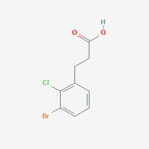 molecular formula C9H8BrClO2 B2930155 3-(3-Bromo-2-chlorophenyl)propanoic acid CAS No. 1261816-05-0