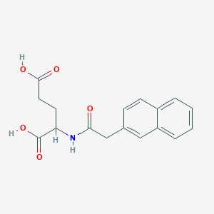 2-[2-(Naphthalen-2-yl)acetamido]pentanedioic acid