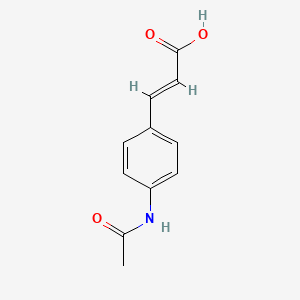 molecular formula C11H11NO3 B2930275 3-[4-(Acetylamino)phenyl]acrylic acid CAS No. 67249-02-9