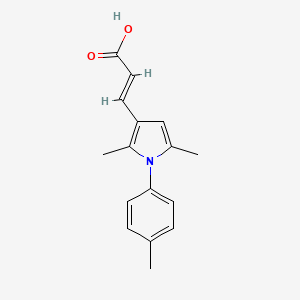 (2E)-3-[2,5-dimethyl-1-(4-methylphenyl)-1H-pyrrol-3-yl]prop-2-enoic acid