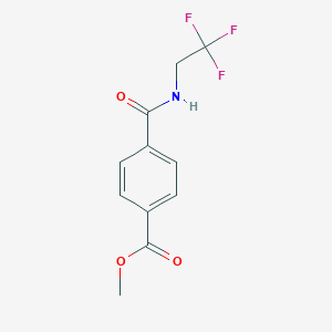 Methyl 4-(2,2,2-trifluoroethylcarbamoyl)benzoate