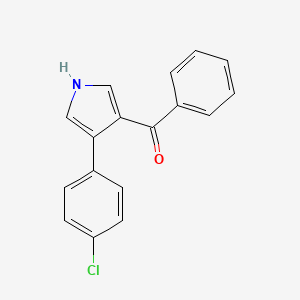 (4-(4-Chlorophenyl)-1H-pyrrol-3-yl)(phenyl)methanone