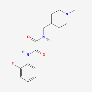 N1-(2-fluorophenyl)-N2-((1-methylpiperidin-4-yl)methyl)oxalamide
