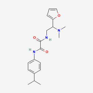N1-(2-(dimethylamino)-2-(furan-2-yl)ethyl)-N2-(4-isopropylphenyl)oxalamide