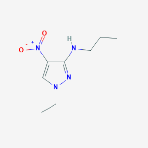 1-Ethyl-4-nitro-N-propylpyrazol-3-amine