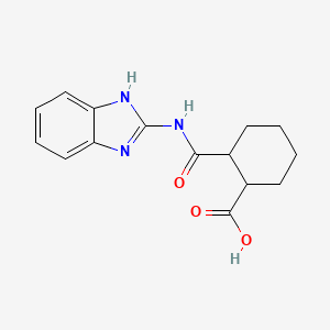 2-((1H-benzimidazol-2-ylamino)carbonyl)cyclohexanecarboxylic acid