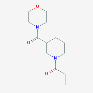 1-[3-(Morpholine-4-carbonyl)piperidin-1-yl]prop-2-en-1-one