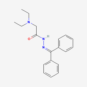 2-(diethylamino)-N'-(diphenylmethylene)acetohydrazide