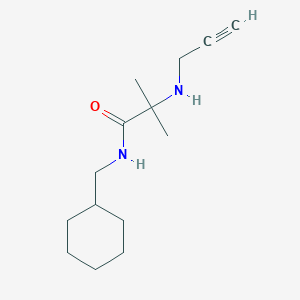 N-(cyclohexylmethyl)-2-methyl-2-[(prop-2-yn-1-yl)amino]propanamide