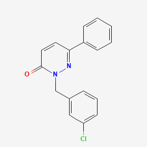 molecular formula C17H13ClN2O B2930425 2-(3-chlorobenzyl)-6-phenylpyridazin-3(2H)-one CAS No. 941929-90-4