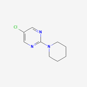 molecular formula C9H12ClN3 B2930453 5-Chloro-2-(piperidin-1-yl)pyrimidine CAS No. 22539-52-2