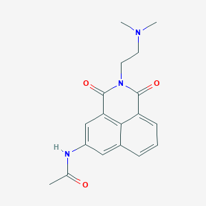 molecular formula C18H19N3O3 B029305 N-Acetyl Amonafide CAS No. 69409-02-5