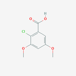 molecular formula C9H9ClO4 B2930573 2-Chloro-3,5-dimethoxybenzoic acid CAS No. 1134-08-3