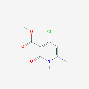 molecular formula C8H8ClNO3 B2930585 methyl 4-chloro-6-methyl-2-oxo-1,2-dihydropyridine-3-carboxylate CAS No. 2445791-08-0