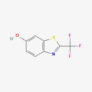 molecular formula C8H4F3NOS B2930609 2-(Trifluoromethyl)benzo[d]thiazol-6-ol CAS No. 1261740-05-9