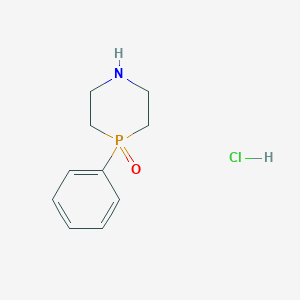 B2930656 4-Phenyl-1,4-azaphosphinane 4-oxide hydrochloride CAS No. 945459-82-5